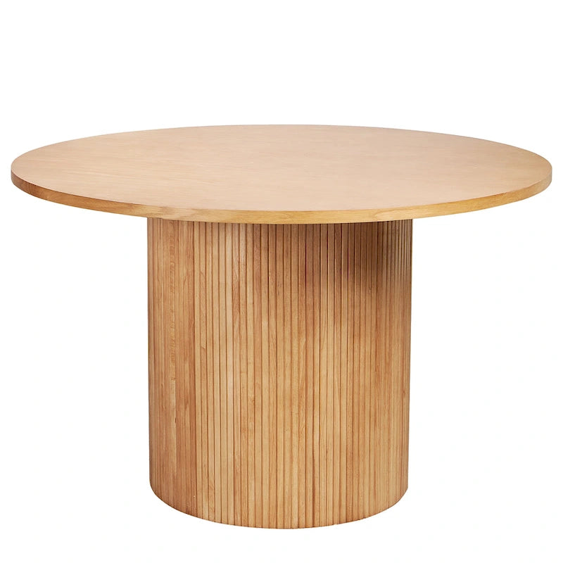 Table à manger ronde – Chêne, Style contemporain, 4 places