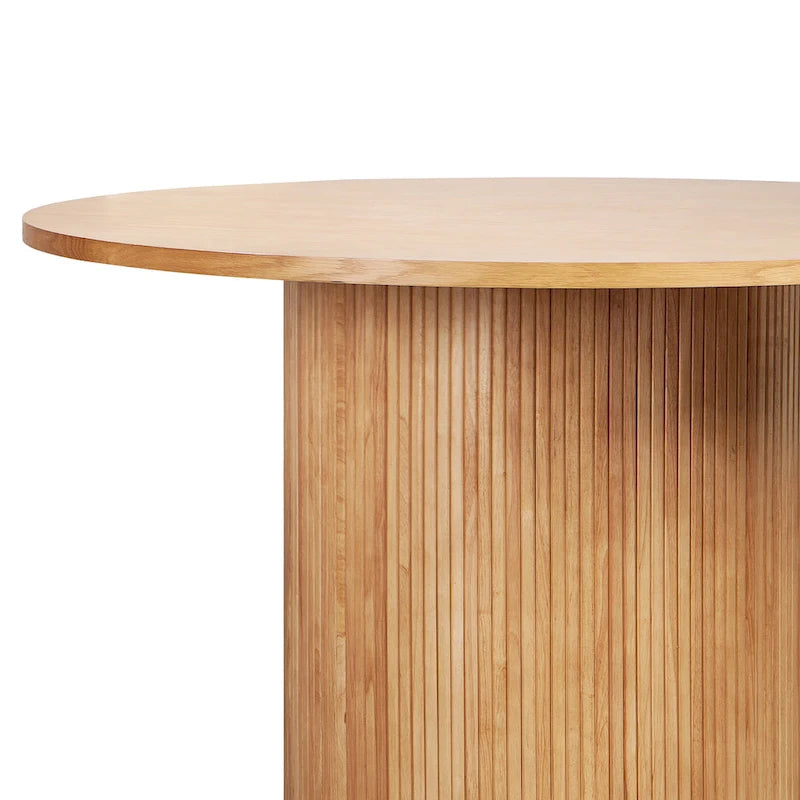 Table à manger ronde – Chêne, Style contemporain, 4 places