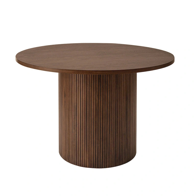 Table à manger ronde – Chêne, Style contemporain, 4 places