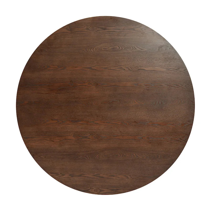Table à manger ronde – Chêne, Style contemporain, 4 places
