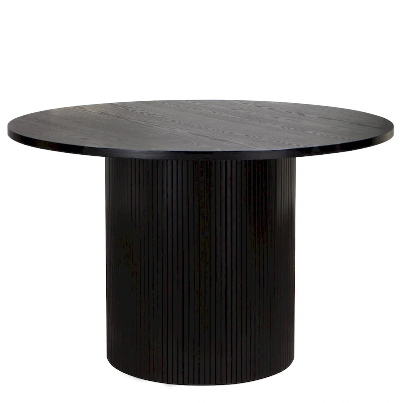 Table à manger ronde – Chêne, Style contemporain, 4 places