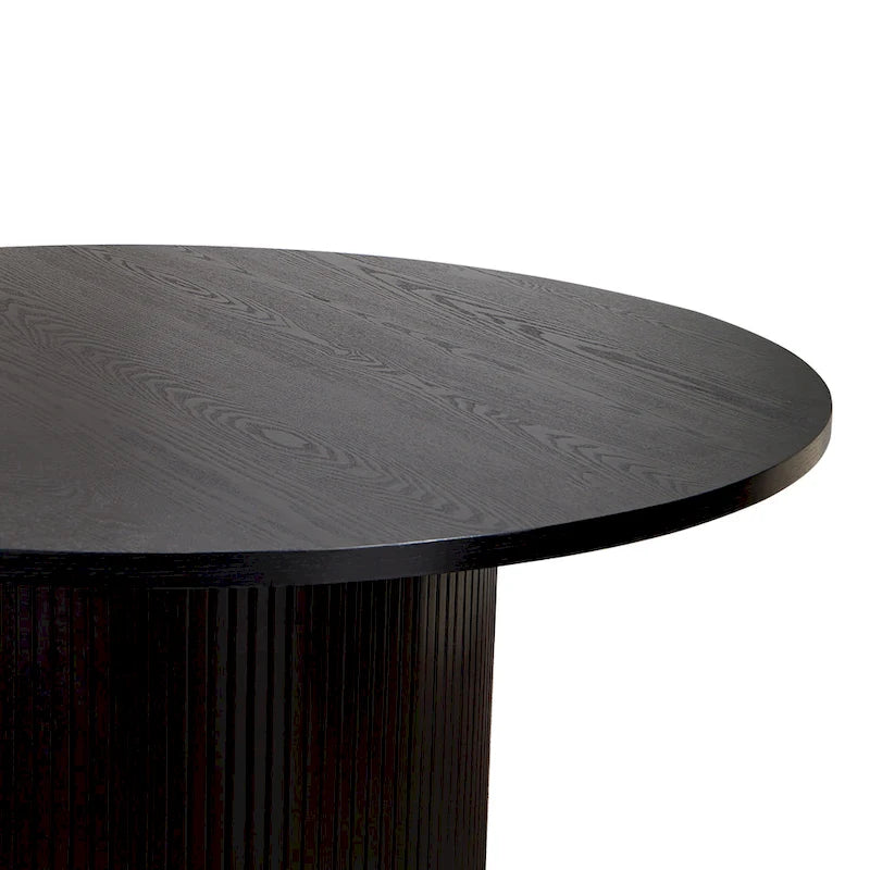 Table à manger ronde – Chêne, Style contemporain, 4 places
