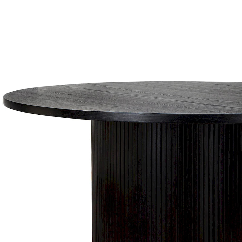 Table à manger ronde – Chêne, Style contemporain, 4 places