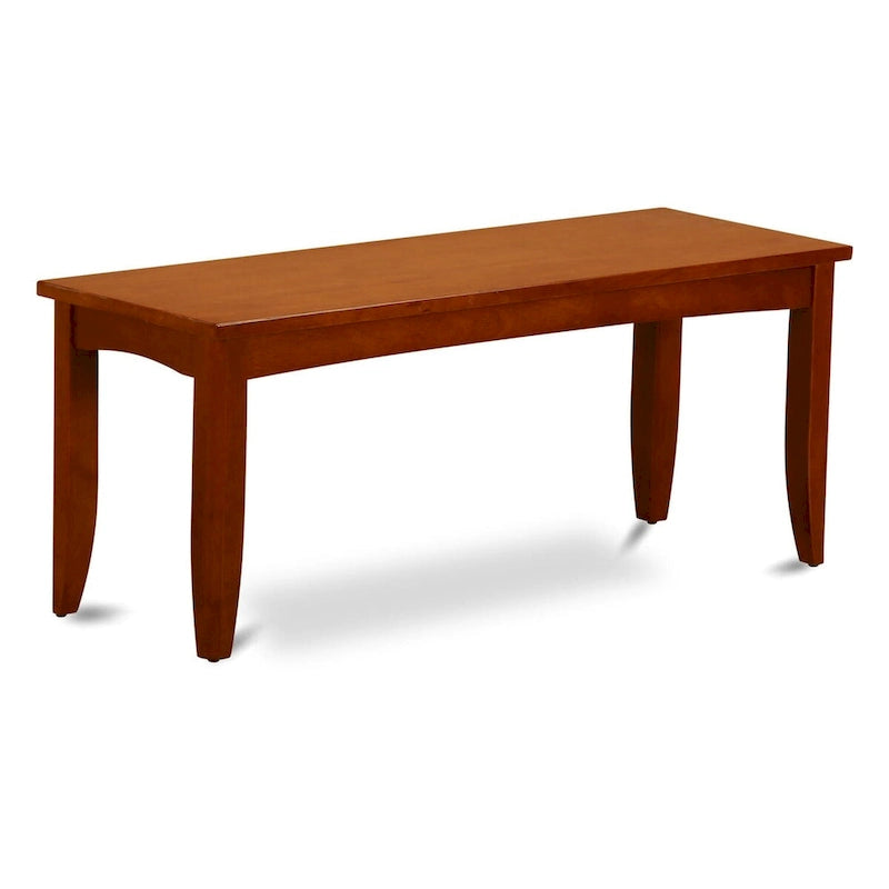Banc de salle à manger en bois massif – Noir / Cappuccino / Marron selle, 2-3 places