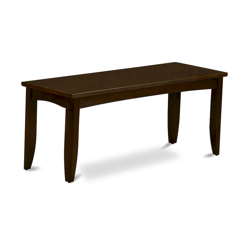 Banc de salle à manger en bois massif – Noir / Cappuccino / Marron selle, 2-3 places