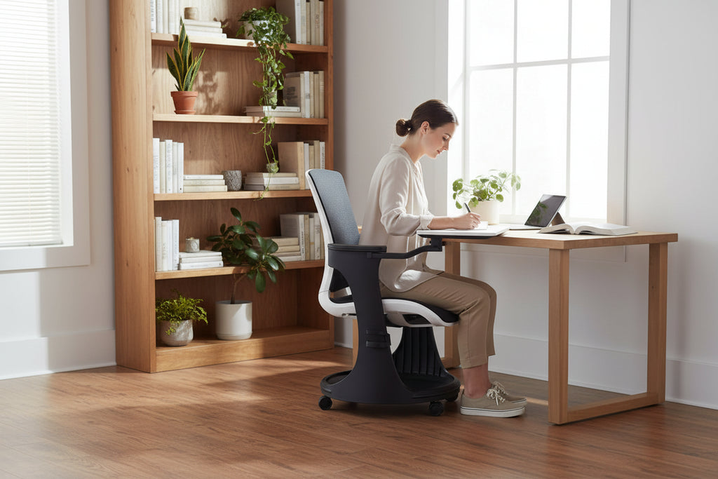 Eurotech Seating Eduskate Rolling Chair w/ Desk & Storage