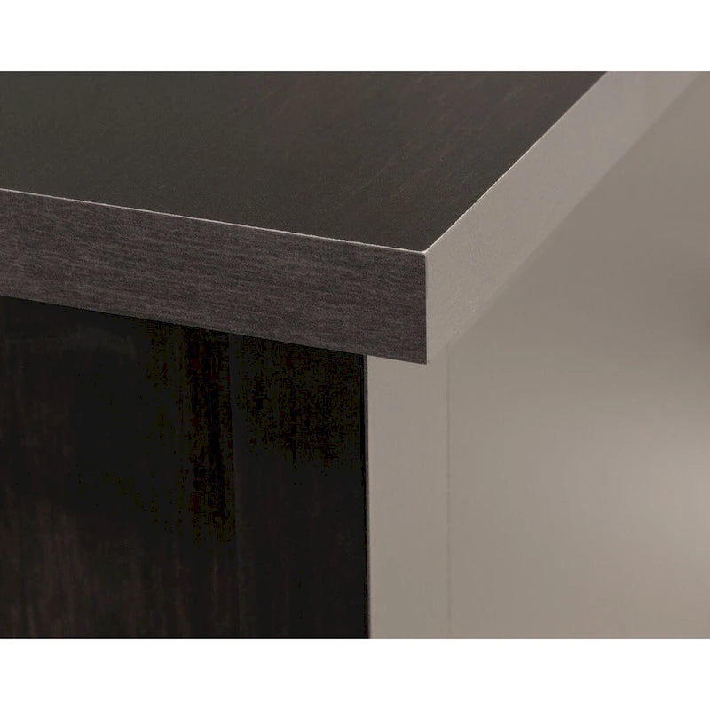 Classeur latéral à 2 tiroirs – Noir antique / Blanc cassé, style classique, simple